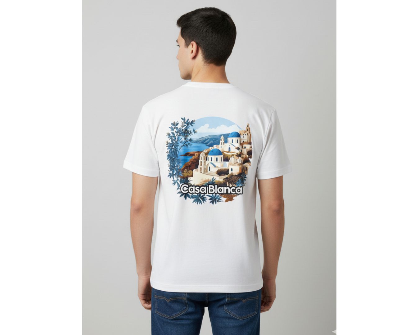 Camiseta Casa Blanca - Branca - Chinesa Encorpada
