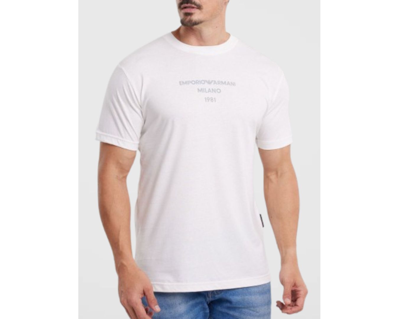CAMISETA ARMANI 1981 - BRANCA