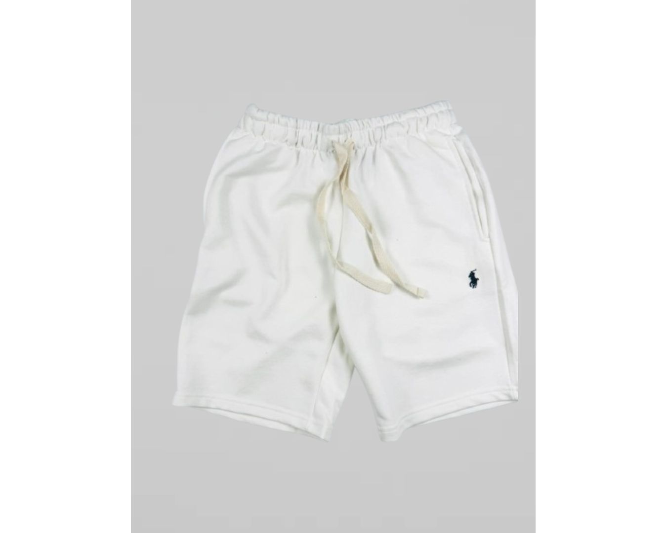 SHORT RALPH LAUREN MOLETOM - BRANCO