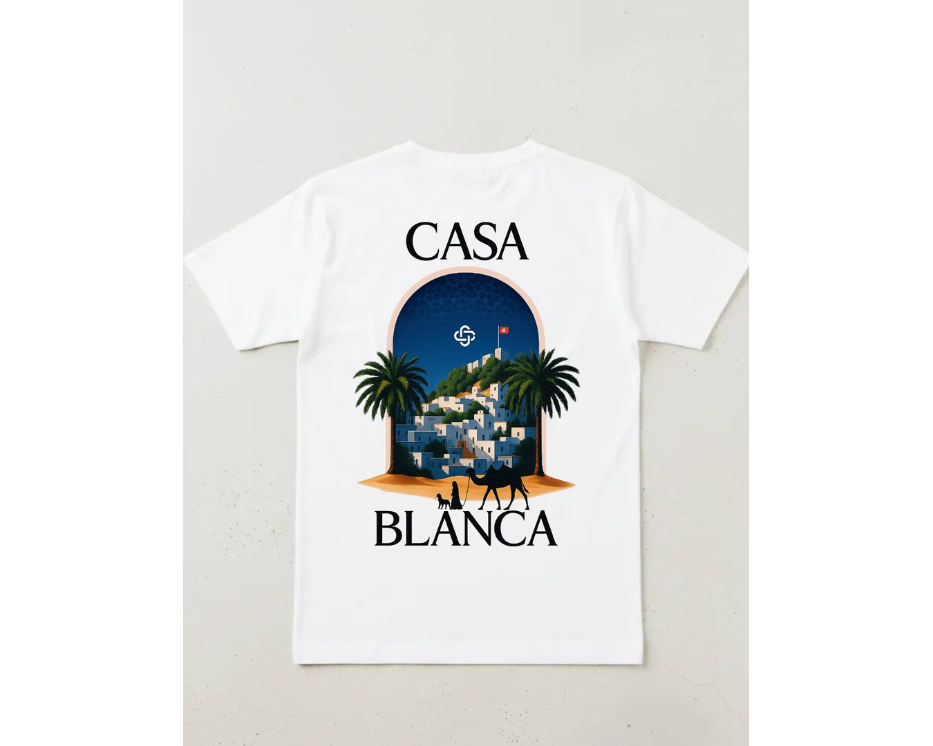 Camiseta Casa Blanca - Branca - Chinesa Encorpada