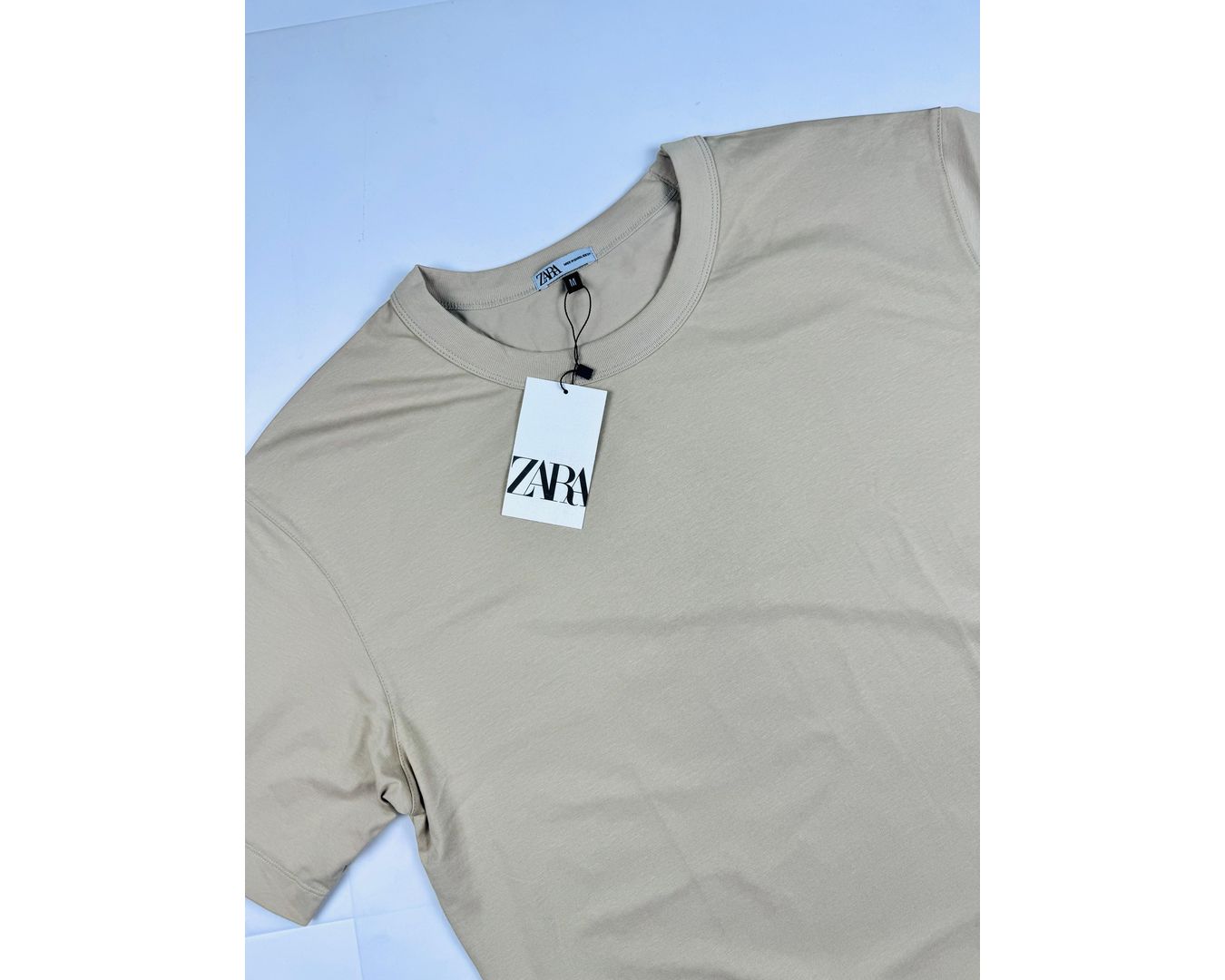 Camiseta Zara Com Bag - Bege - Chinesa 