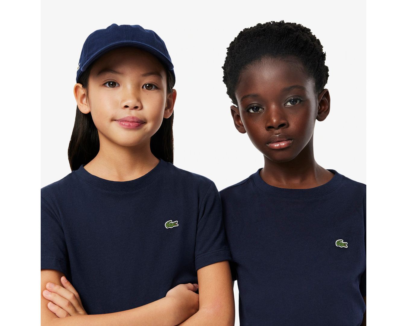 Camiseta Lacoste Infantil Original Preta