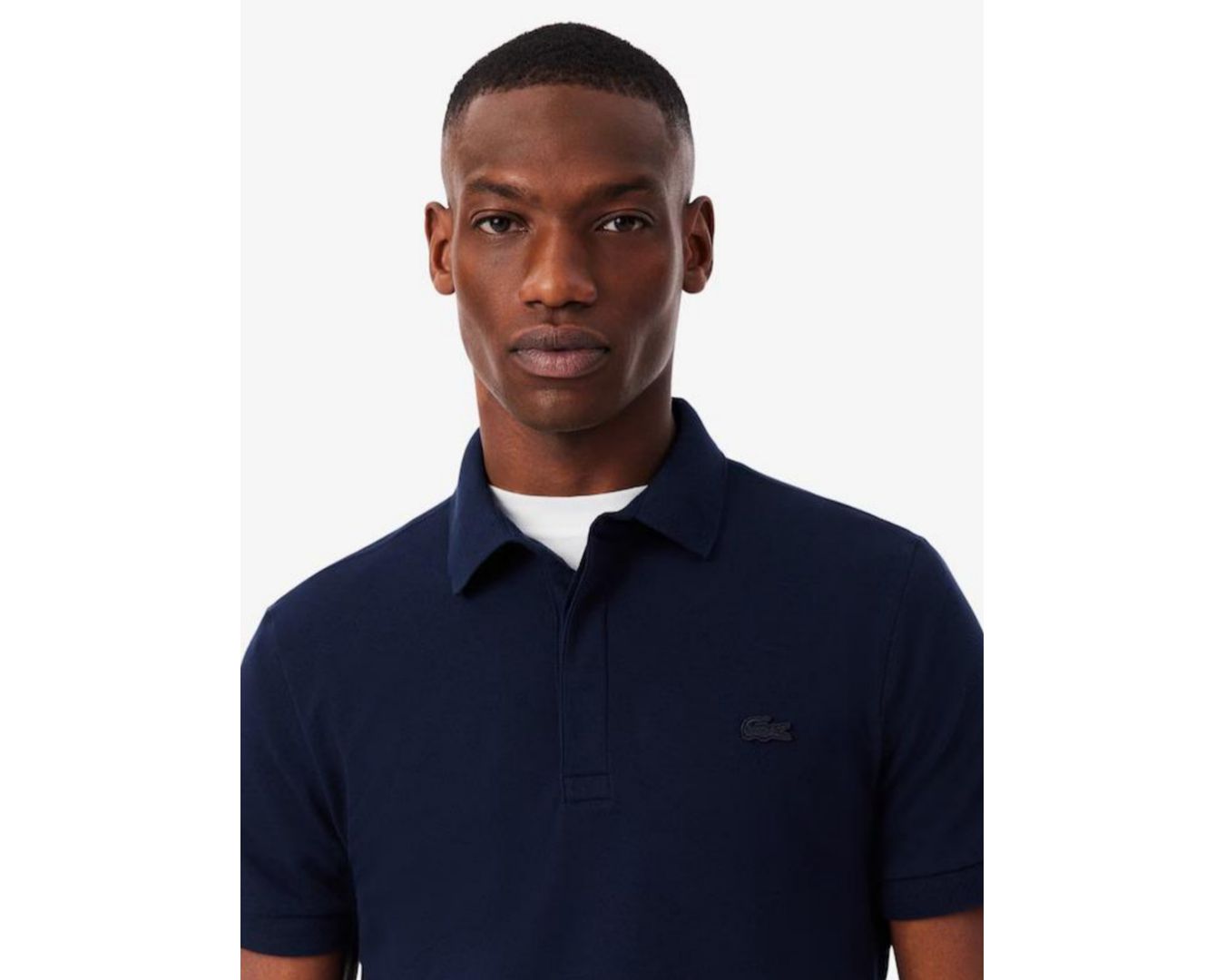 Polo Regular Fit Paris em Piqué Stretch Original Importada - Azul Marinho