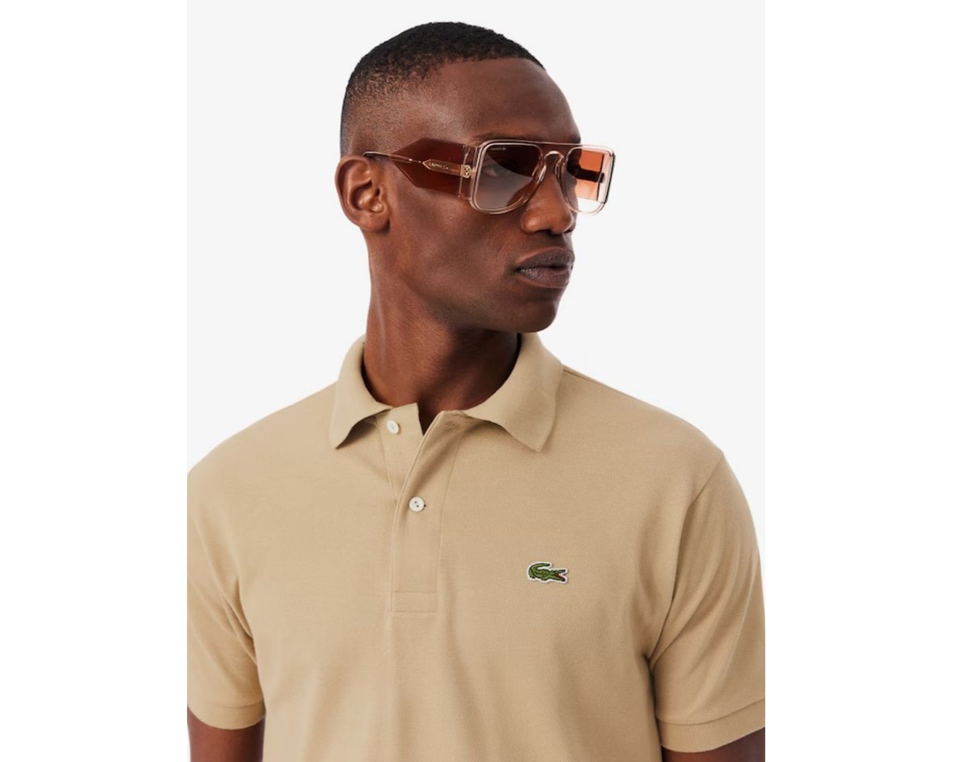 Gola Polo Lacoste Original Importada - BEGE 