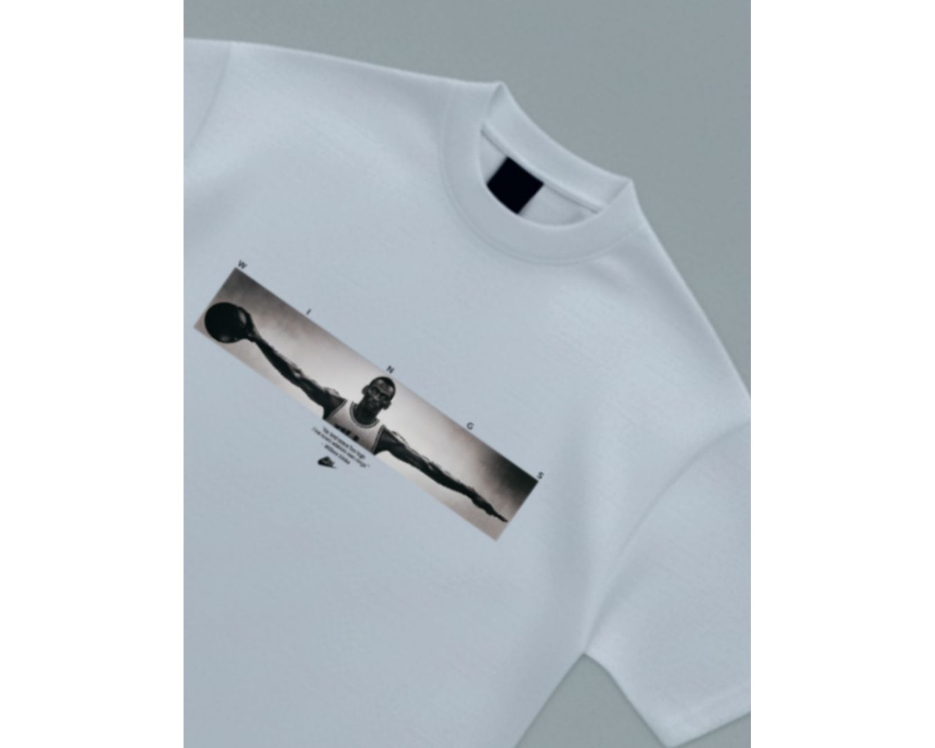 Camiseta Oversize Jordan - Branca - Malhão 