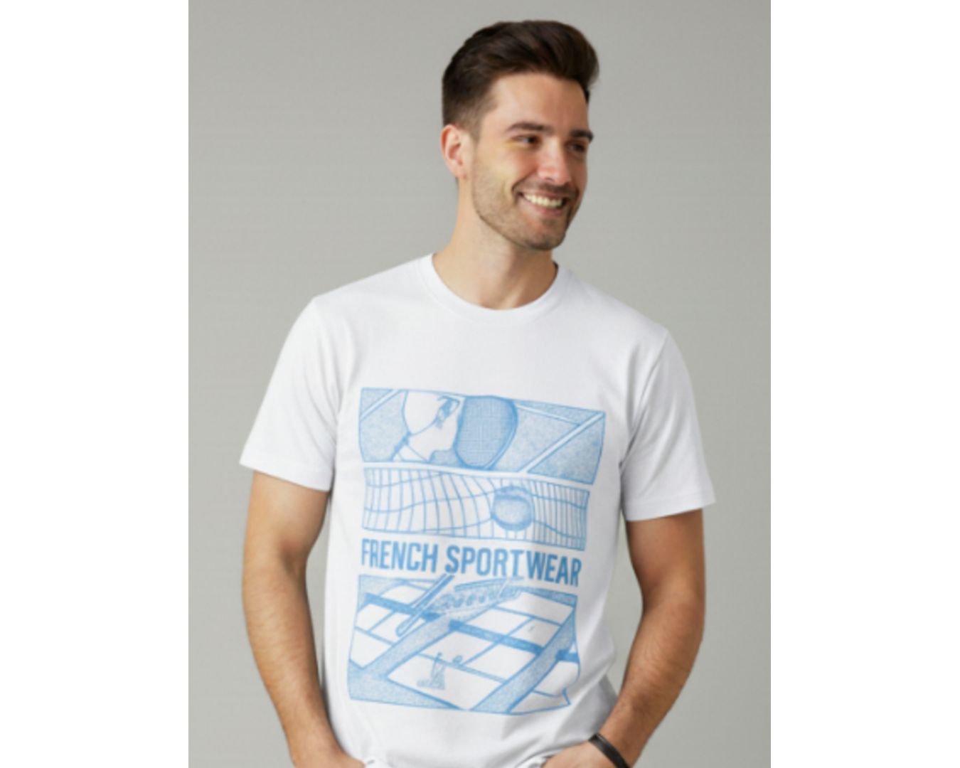 Camiseta Lacoste Estampada - Branca 