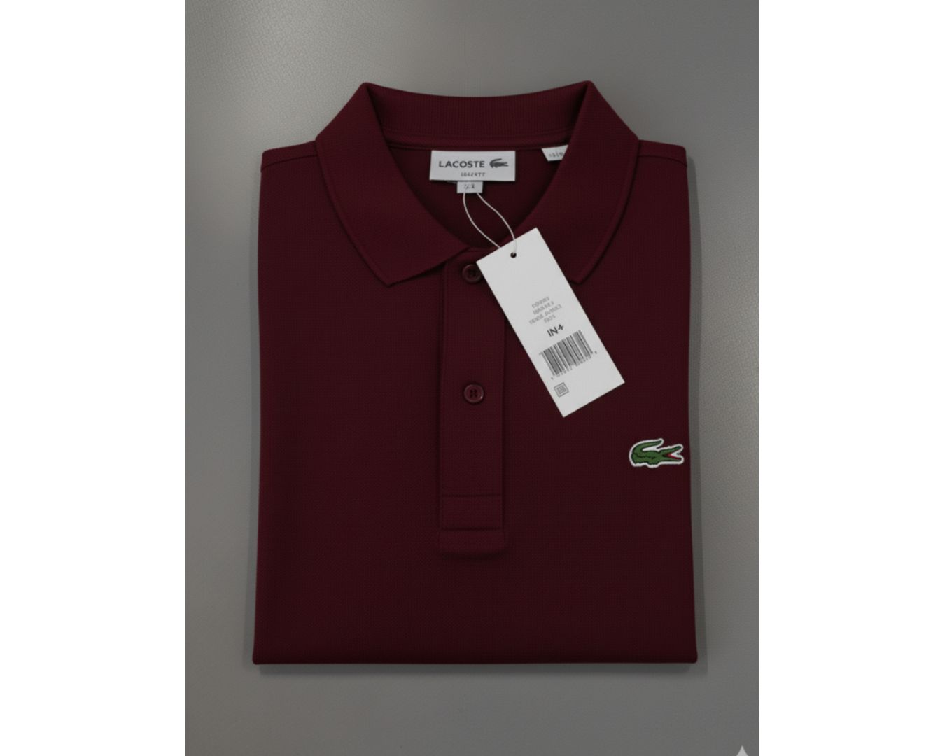 Gola Polo Lacoste Importada - Vermelho Escuro 