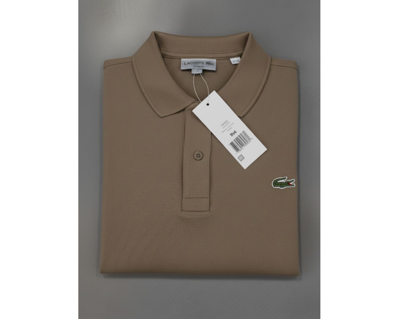 Gola Polo Lacoste Importada - BEGE