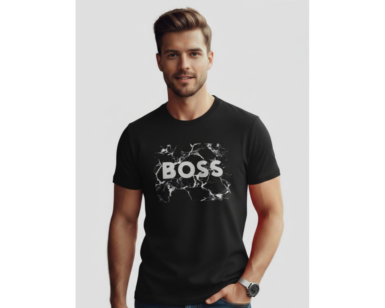 Camiseta Hugo Boss - Preta 