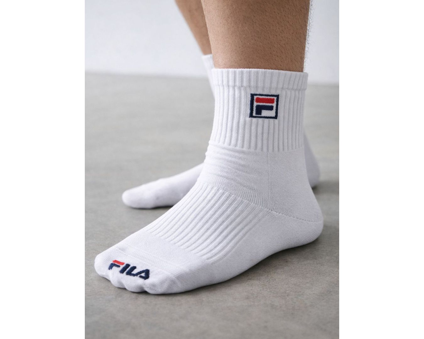 MEIA FILA KIT COM 3 PEÇAS - BRANCO