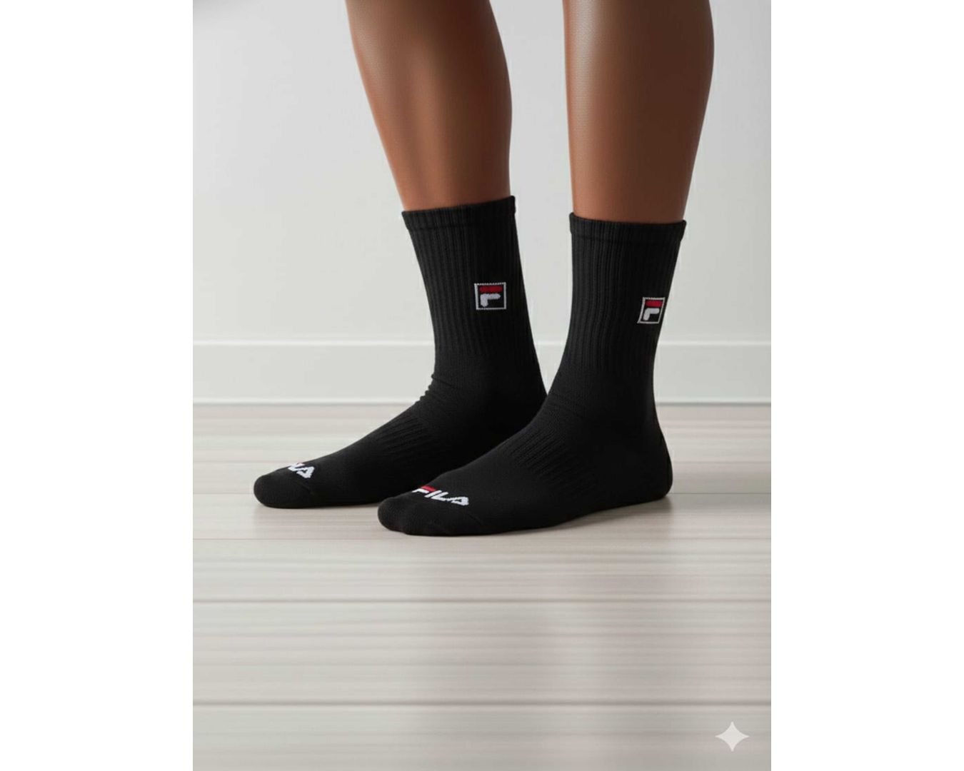 MEIA FILA KIT COM 3 PEÇAS - PRETO