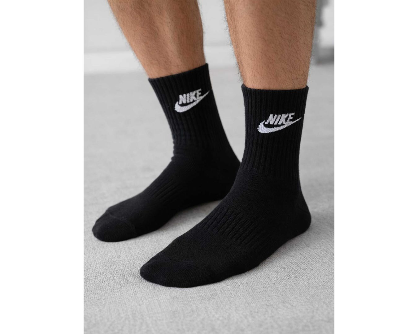 MEIA NIKE CANO LONGO - PRETO