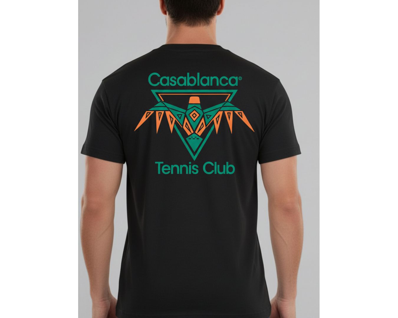 Camiseta Casa Blanca Tenis Club- Preta - Chinesa Encorpada 