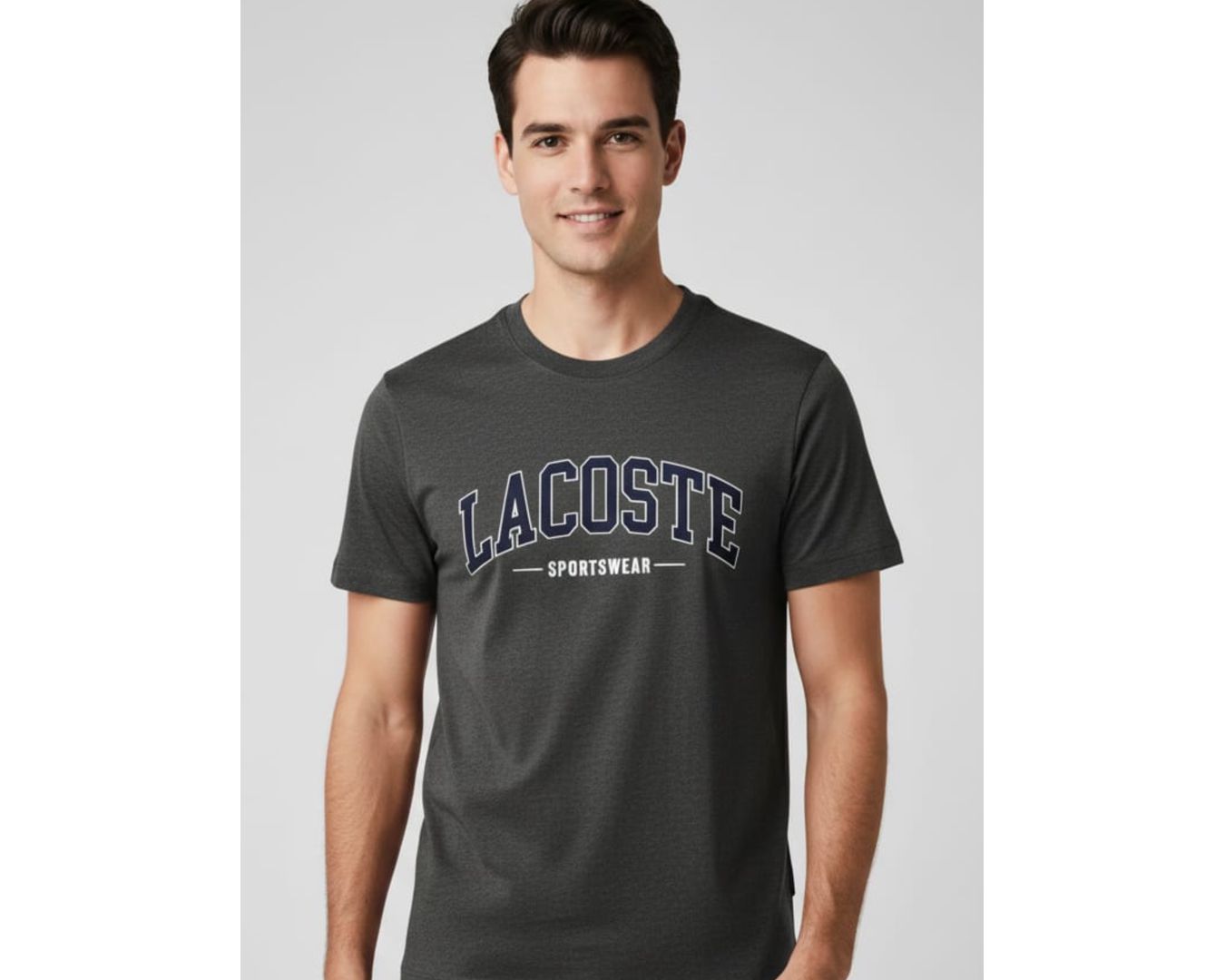 Camiseta Lacoste - CINZA