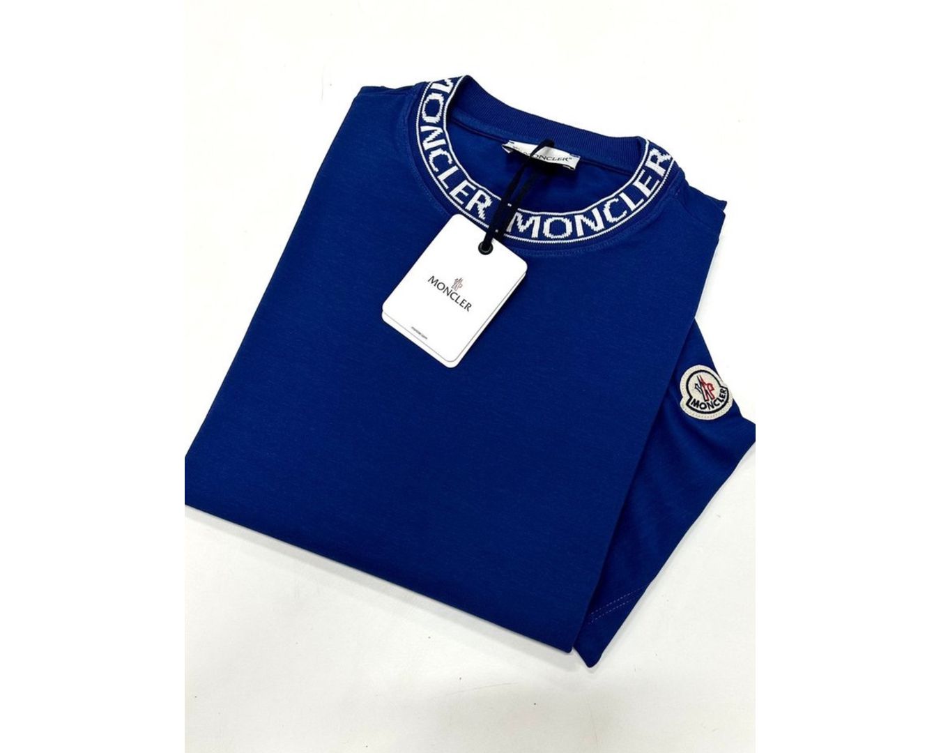 Camiseta Moncler - Azul - Chinesa 