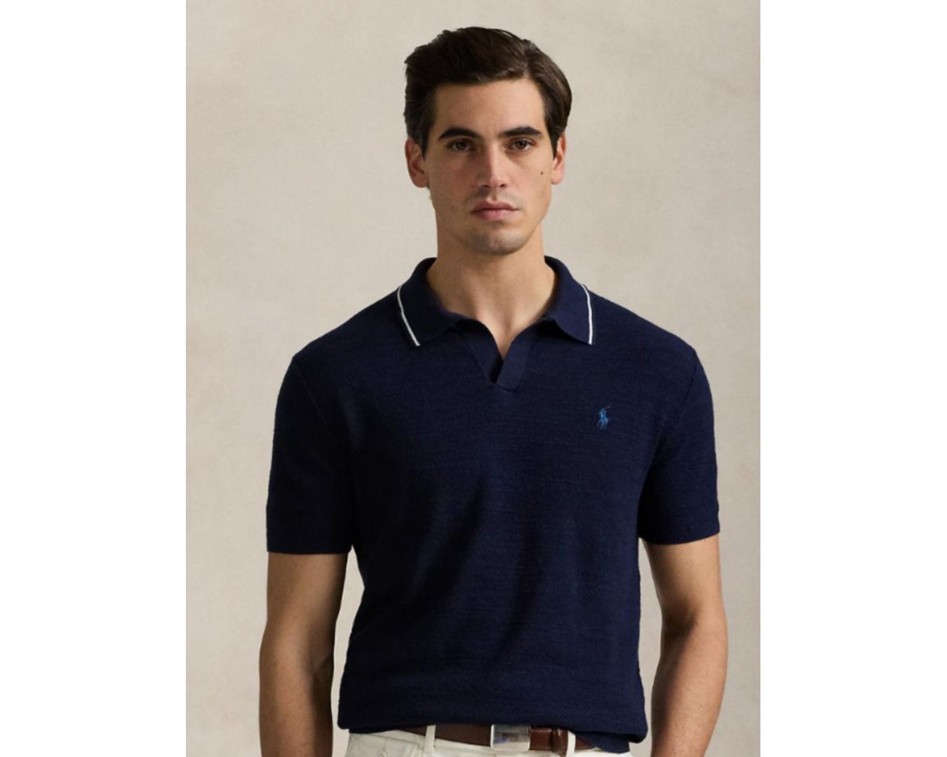 POLO TRICOT RALPH LAUREN - MARINHO