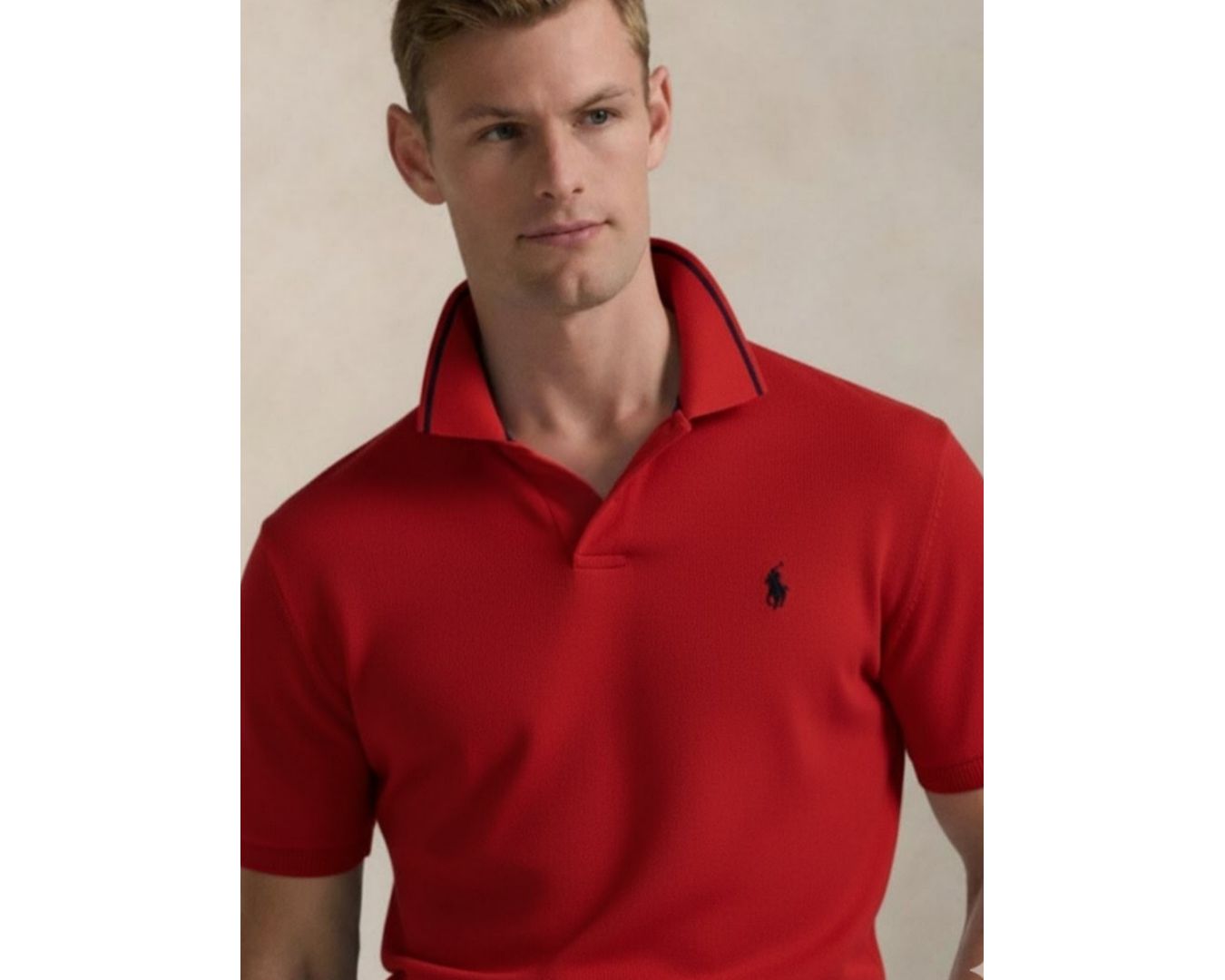 POLO TRICOT RALPH LAUREN - VERMELHA