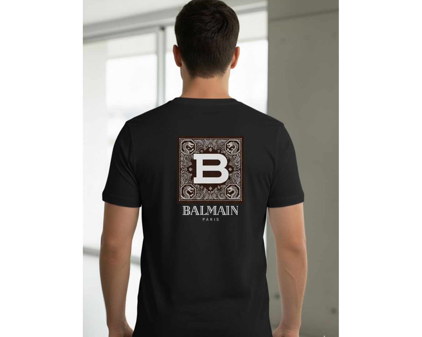Camiseta Balmain - Preta - Chinesa 