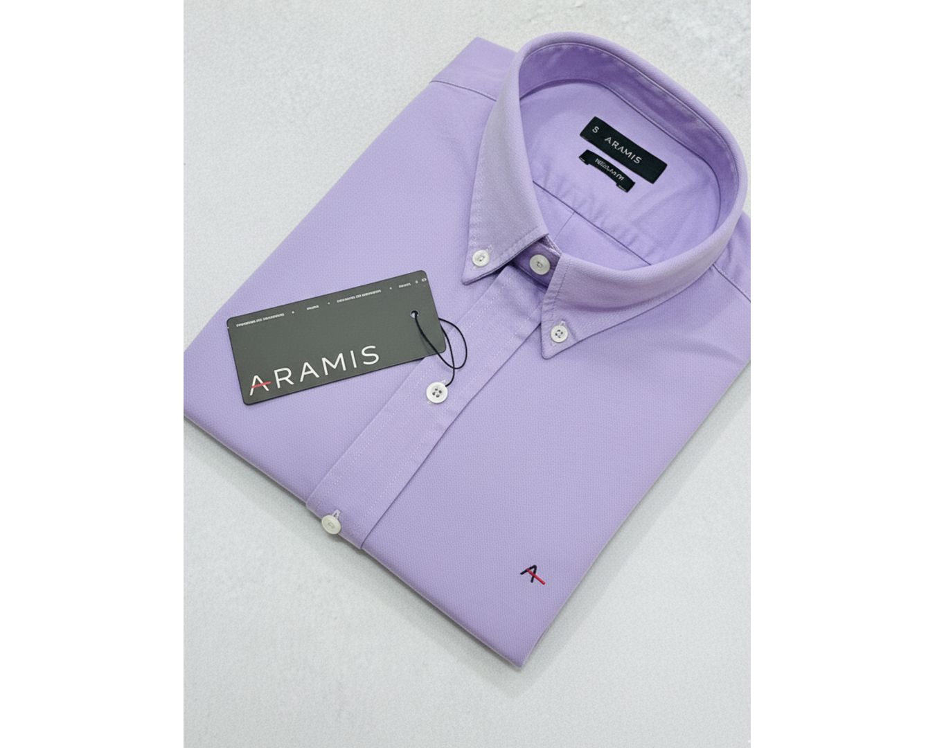 Camisa Social Linho Manga Curta Aramis - Lilás