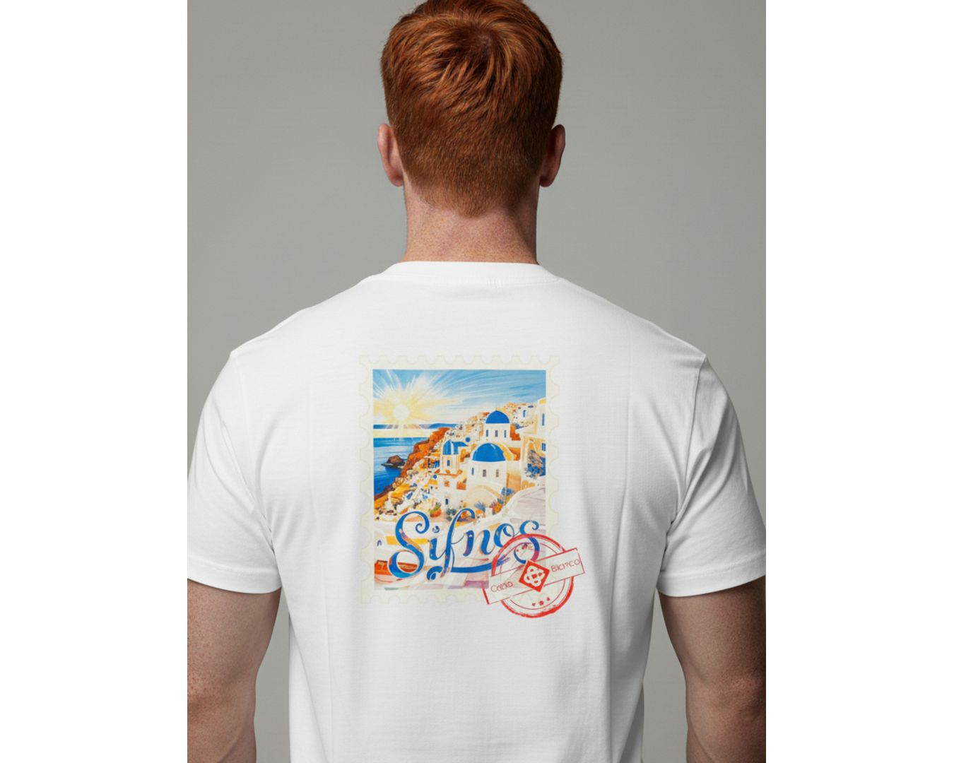 Camiseta Casa Blanca Sifnos - Branca - Chinesa 