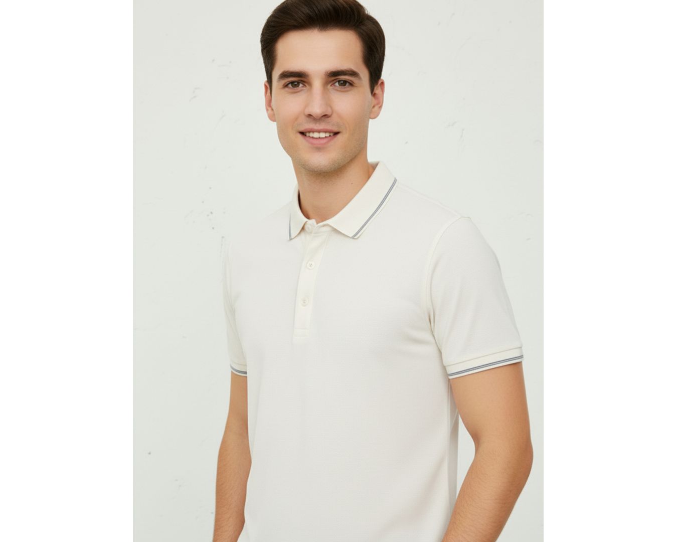 Gola Polo Poliamida Chinesa - Off White 