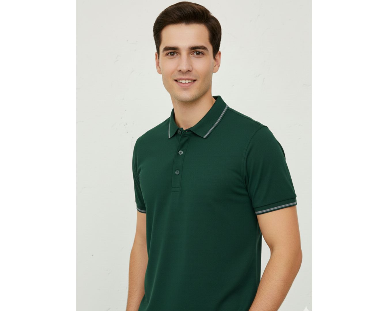 Gola Polo Poliamida Chinesa - Verde Escuro