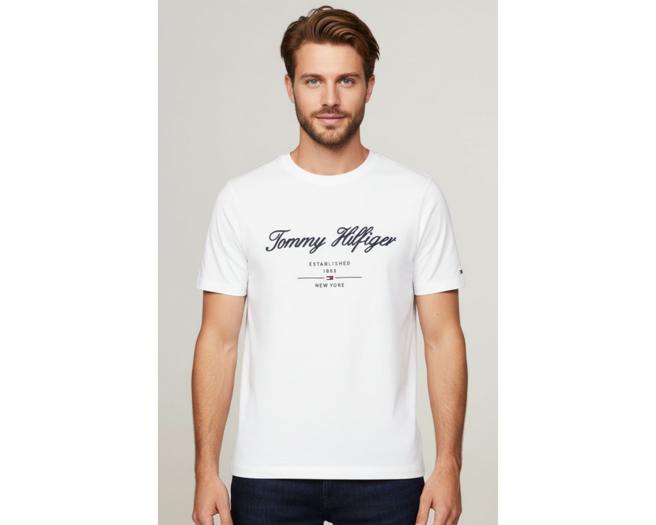 Camiseta Tommy Hilfiger - Branca (Estampa Diferenciada)