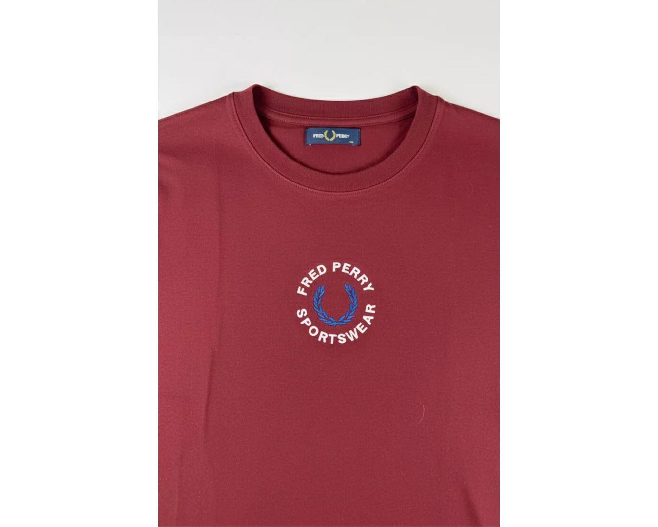 Camiseta Fred Perry - Vermelho - Bordada - Egípcia