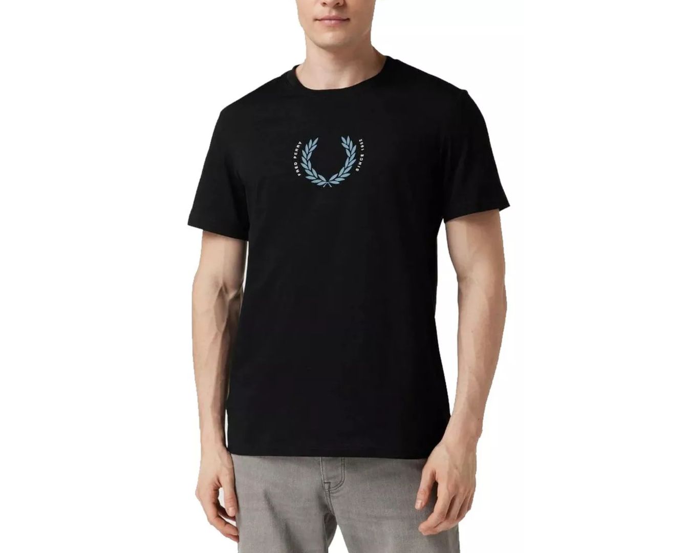 Camiseta Fred Perry - Preta - Emborrachada - Egípcia
