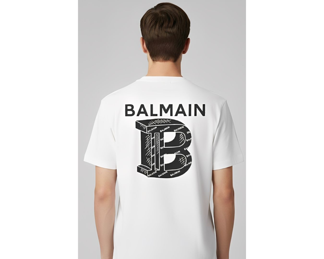 Camiseta Balmain - Branca - Chinesa 