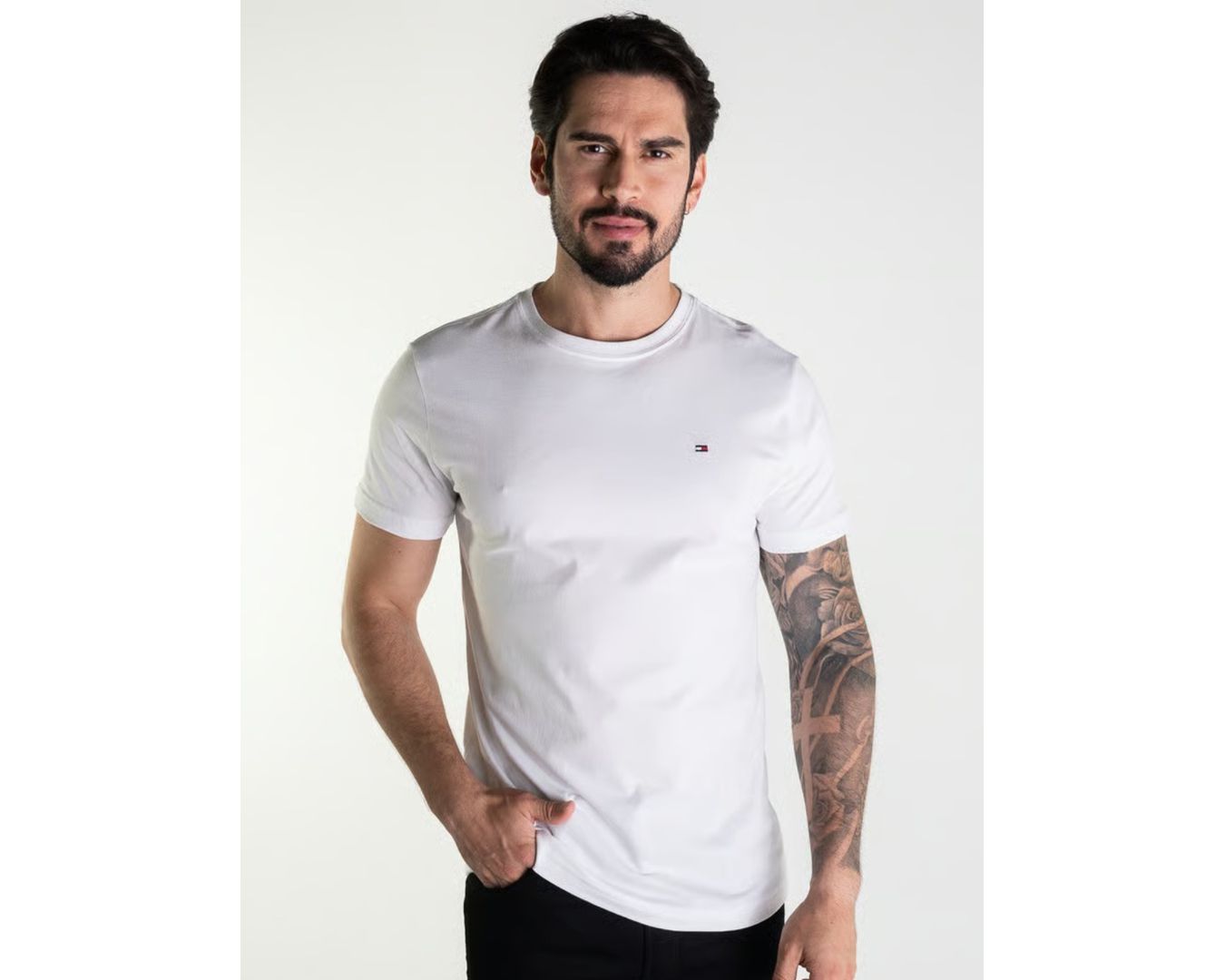 Camiseta Tommy Hilfiger Com Bag - Branco