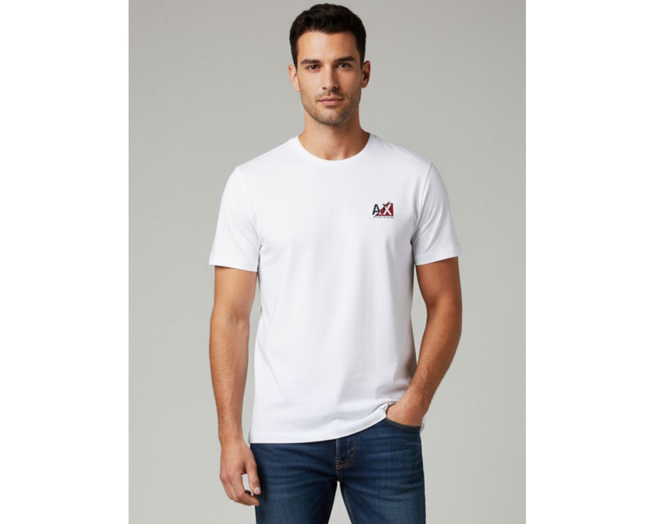 Camiseta Armani - Branca - Egípcia 