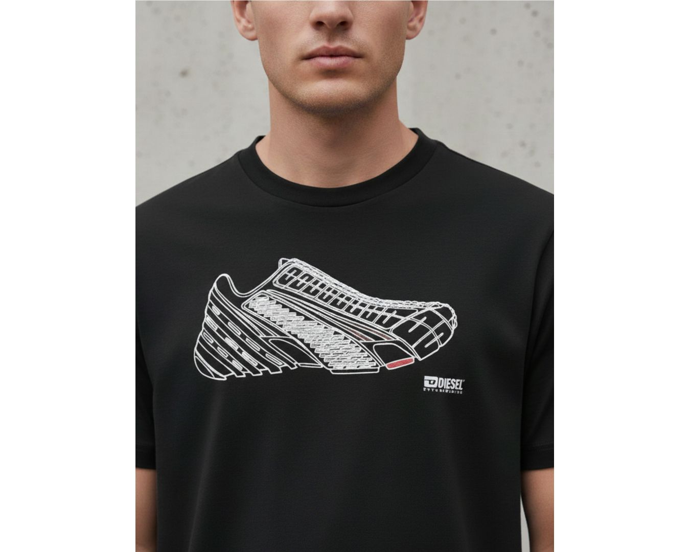 Camiseta Diesel -Preta