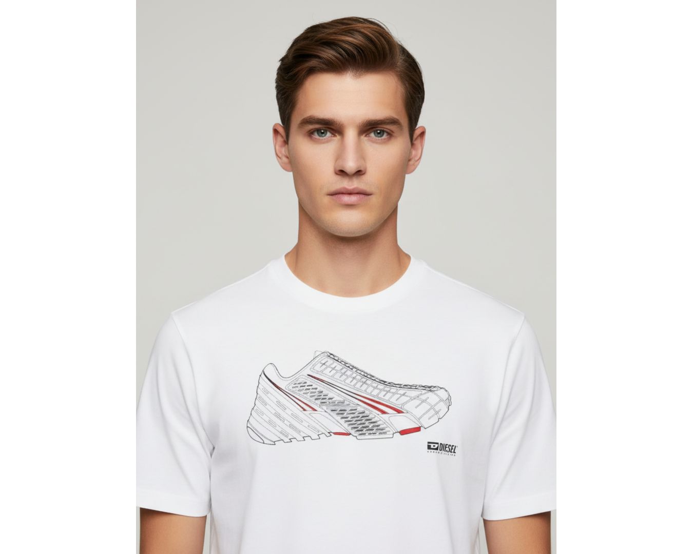 Camiseta Diesel - Branca 