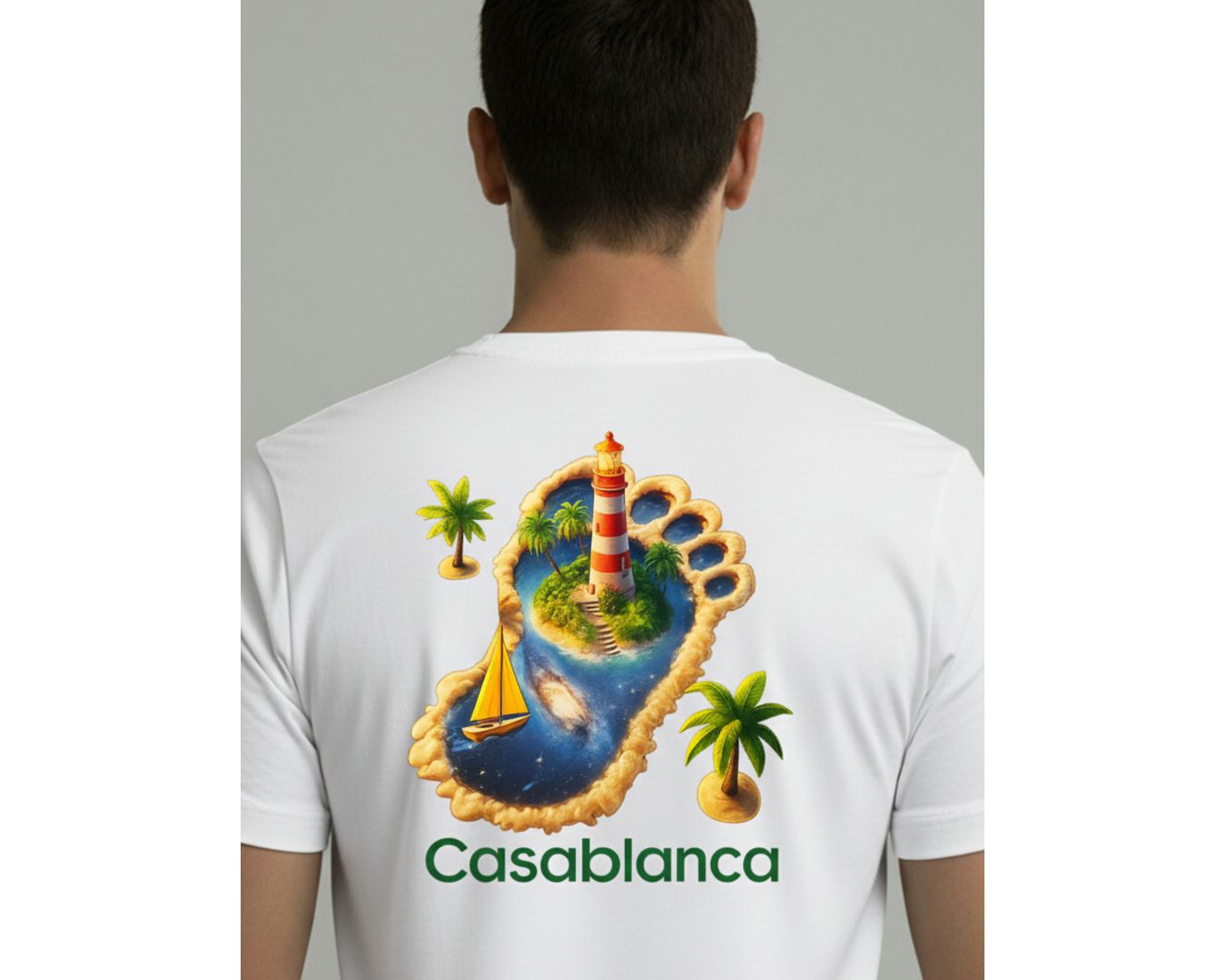 Camiseta Casa Blanca Branca - Chinesa 
