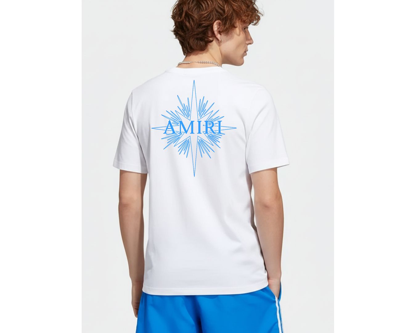 Camiseta Amiri - Branca - Chinesa Encorpada 