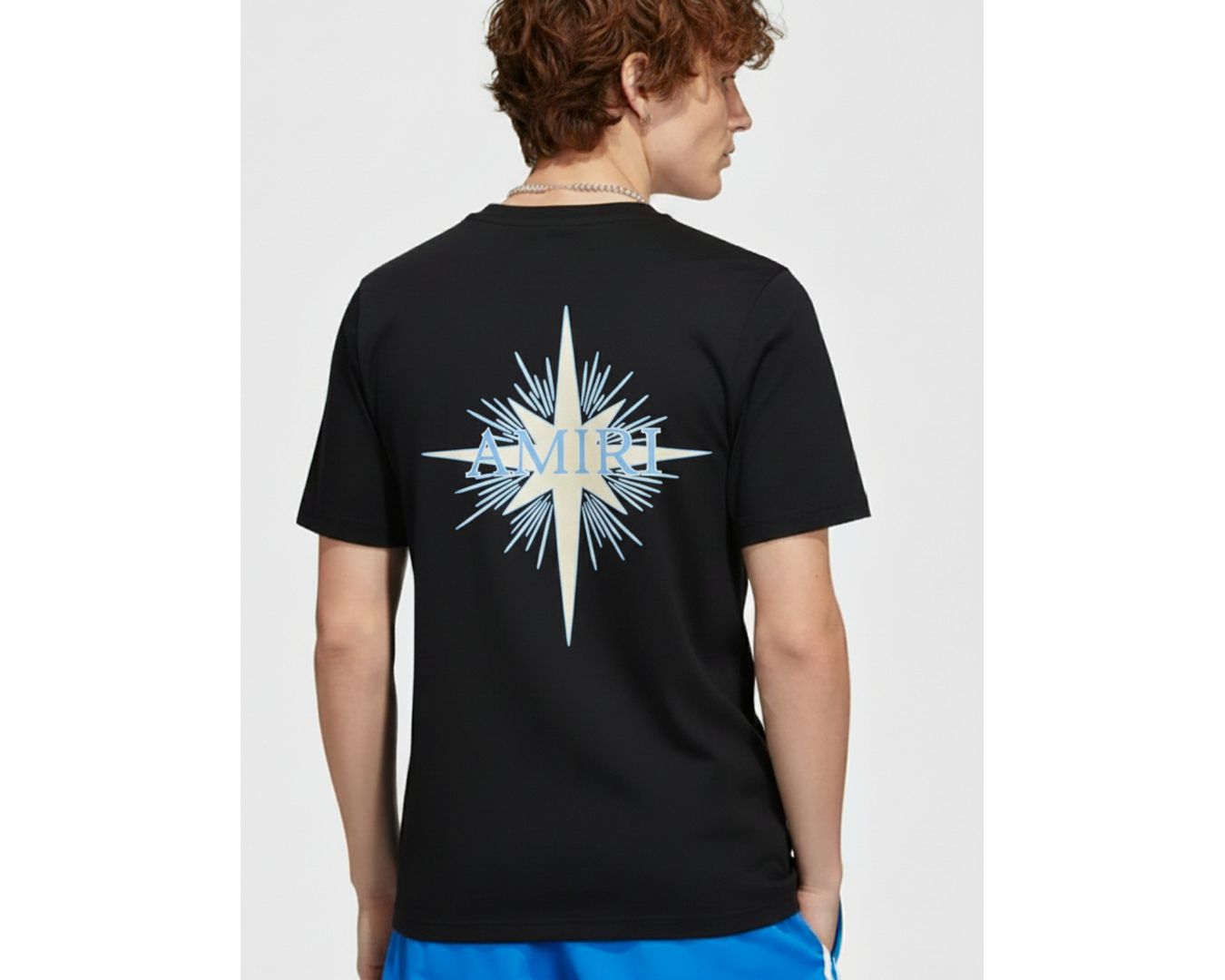 Camiseta Amiri - Preta - Chinesa Encorpada 