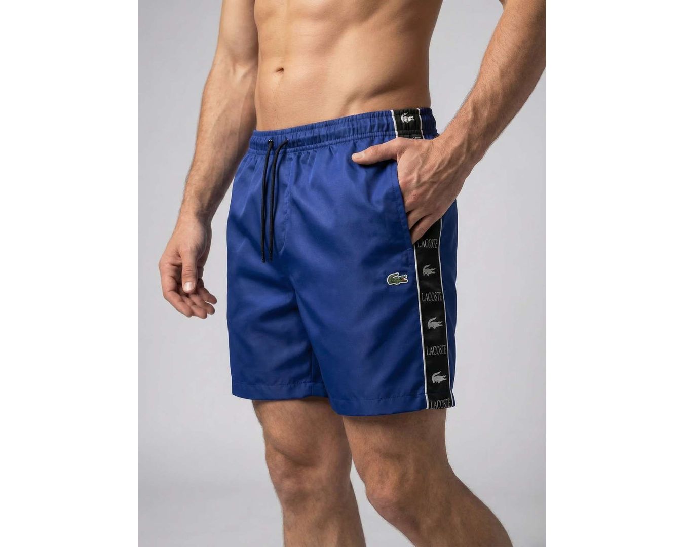 SHORT LACOSTE - AZUL INDIGO