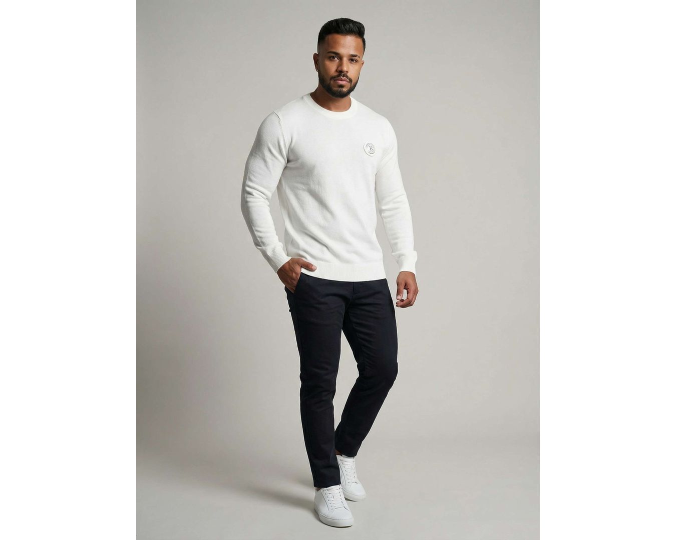 SUÉTER BALMAIN - BRANCO