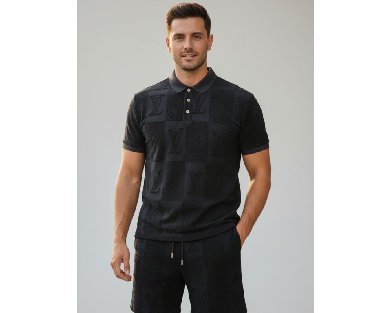 CONJUNTO LOUIS VUITTON - PRETO