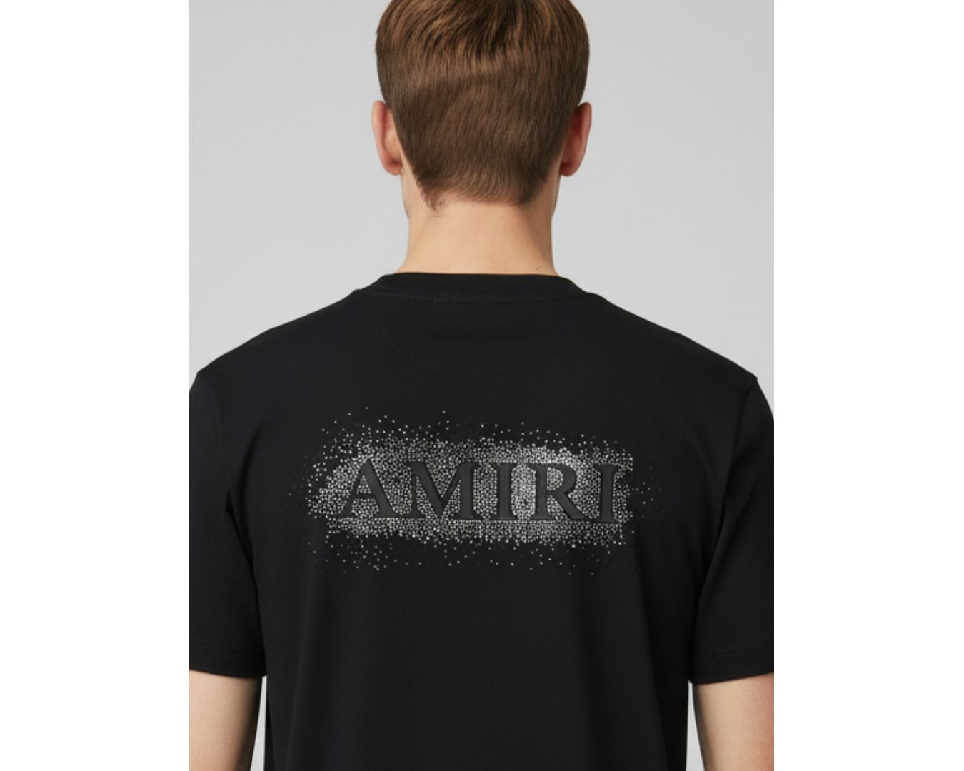 Camiseta Amiri - Preta - Chinesa Encorpada 
