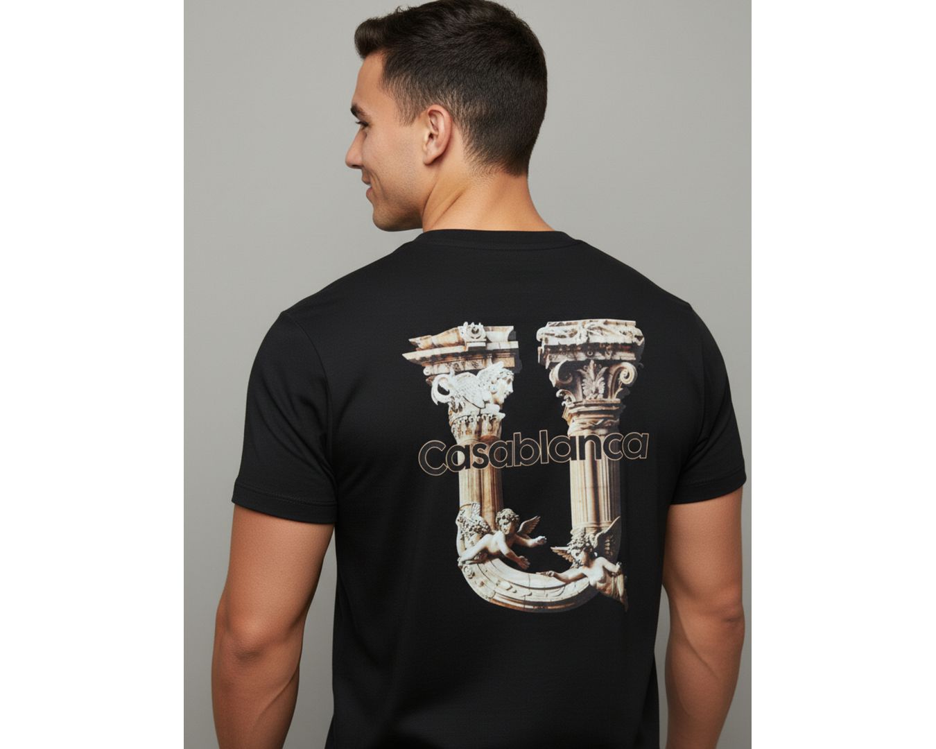 Camiseta Casa Blanca Preta - Chinesa