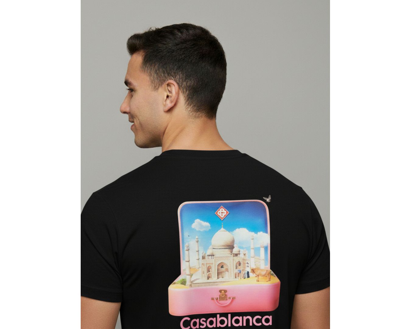 Camiseta Casa Blanca Preta - Chinesa 