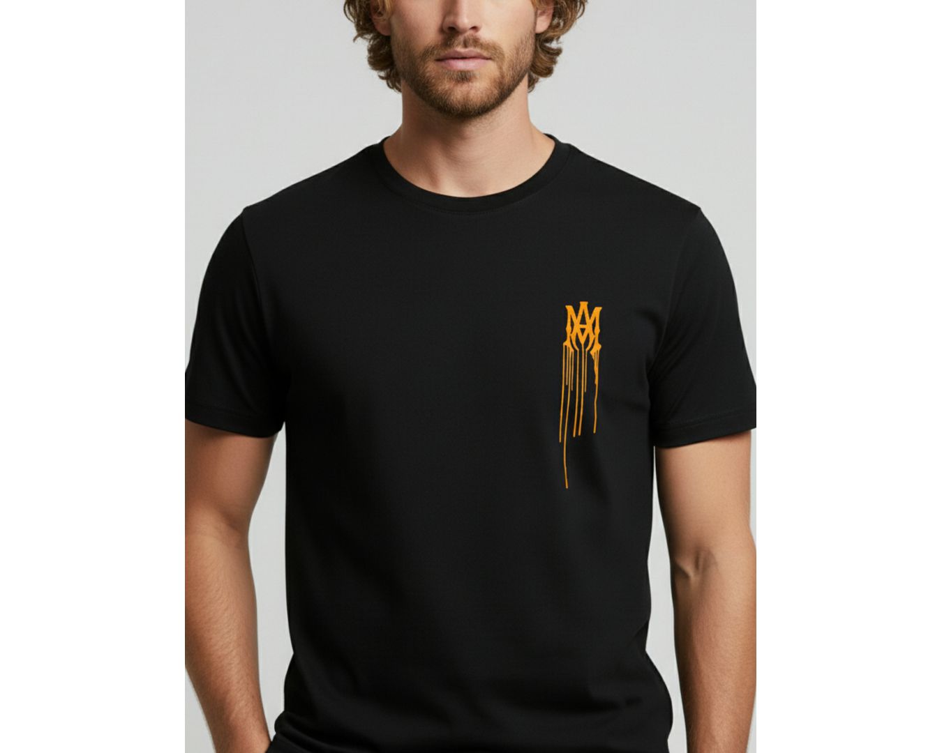 Camiseta Amiri - Preta - Chinesa Encorpada 