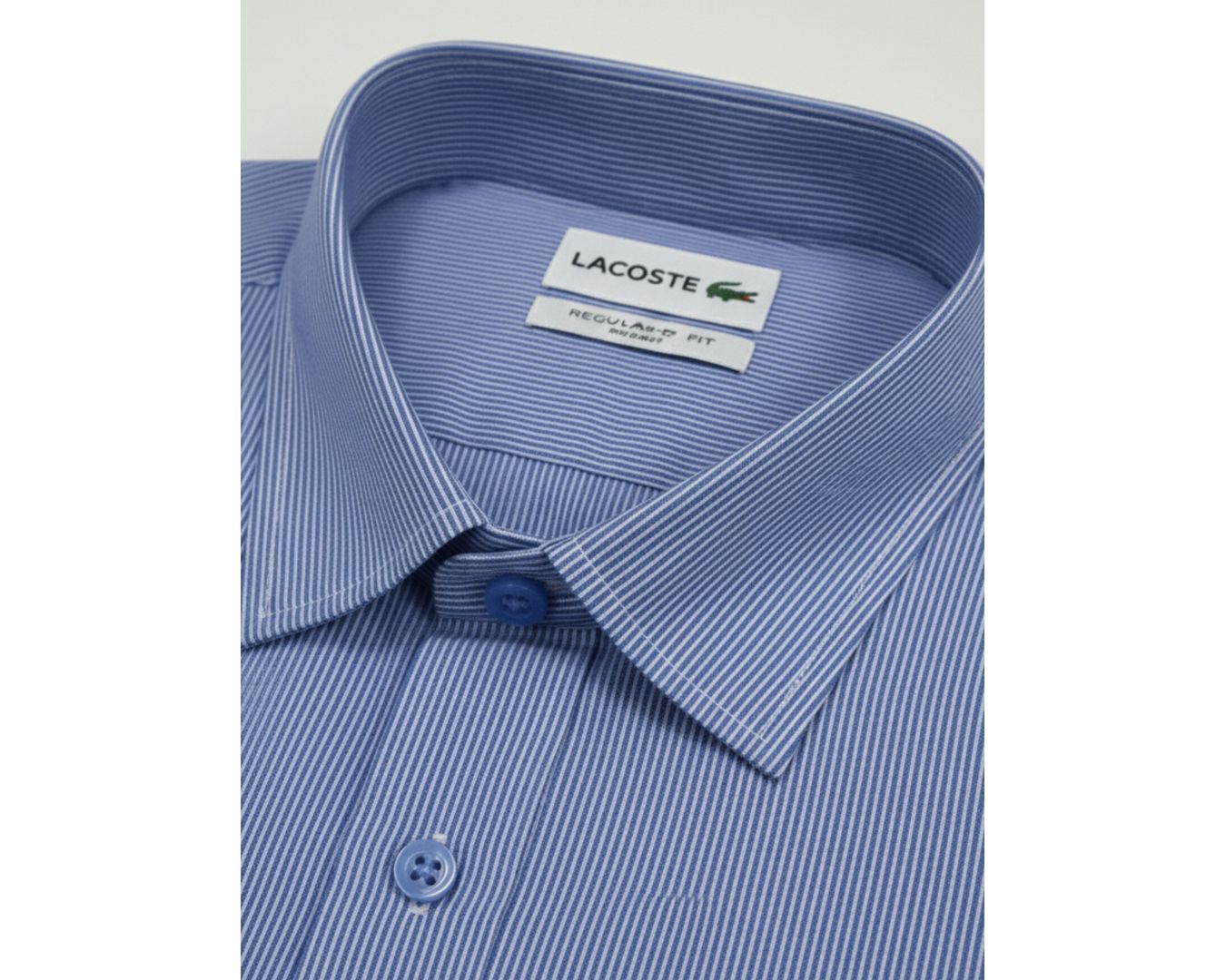 Camisa Social Lacoste - Azul Escuro