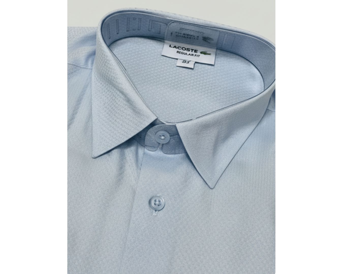 Camisa Social Lacoste - Azul Claro