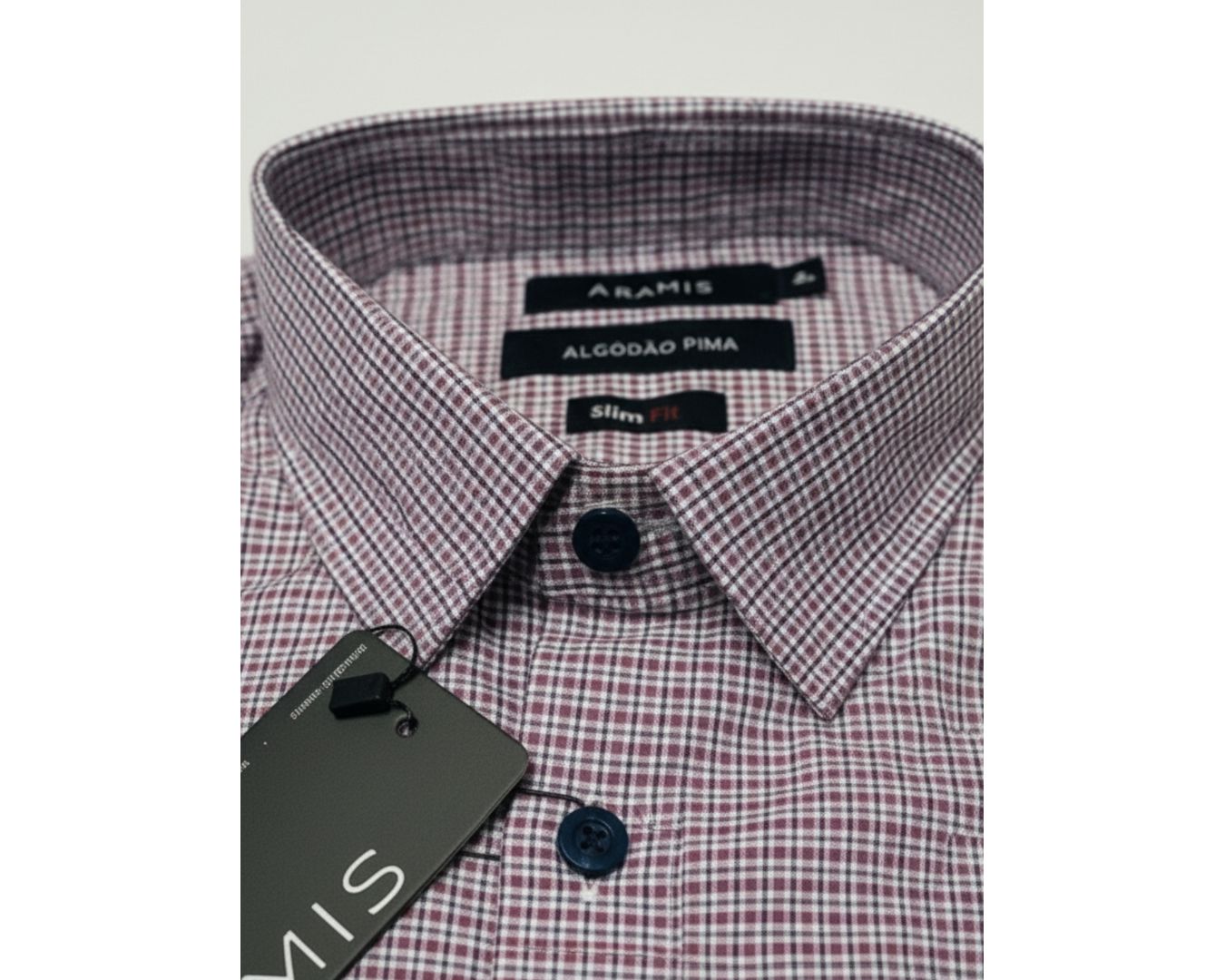 Camisa Social Aramis - Azul Xadrex