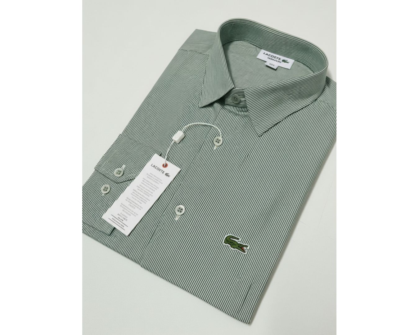Camisa Social Manga longa Lacoste - LISTRADA -