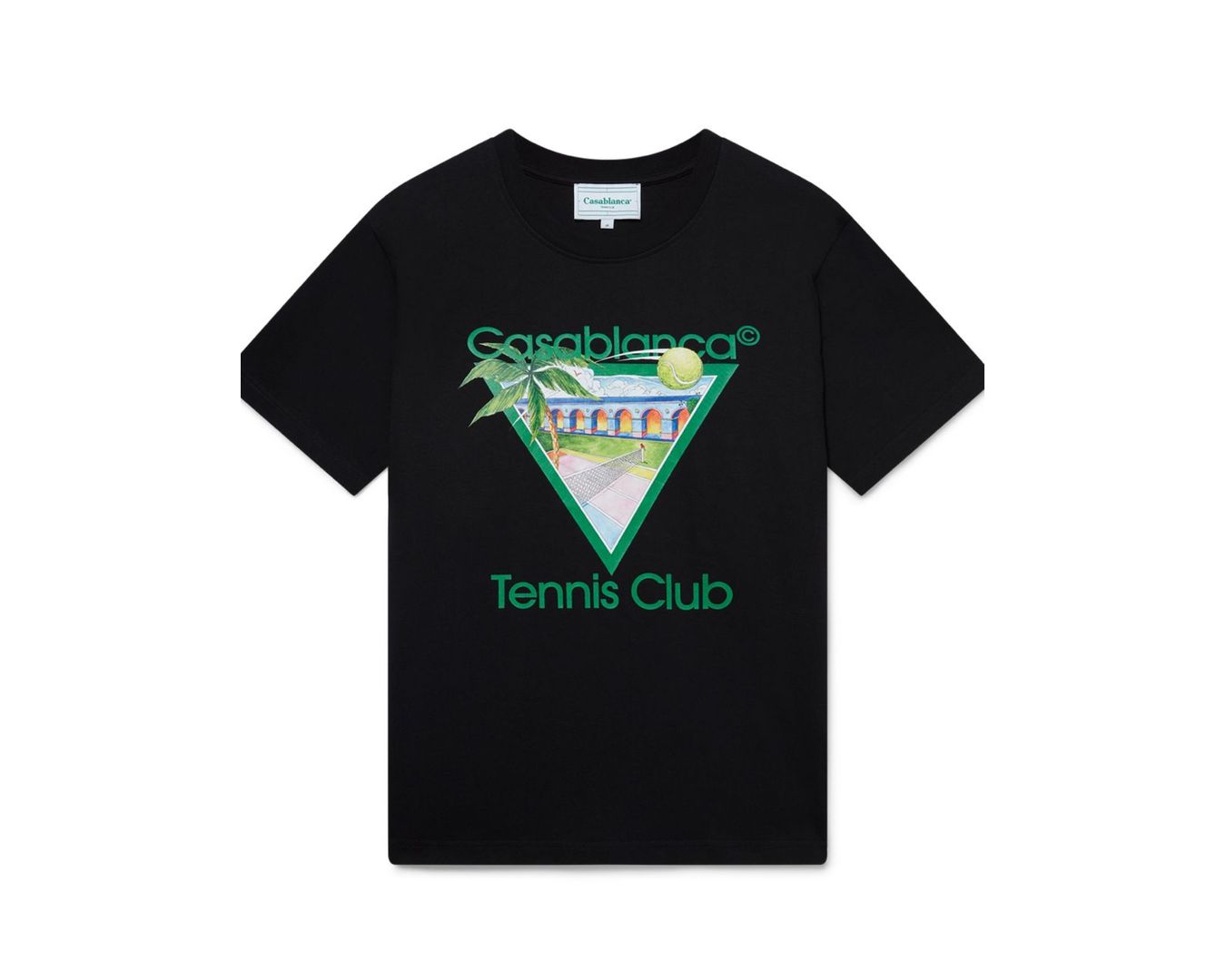 Camiseta Casa Blanca Tenis Club Preta - Chinesa 