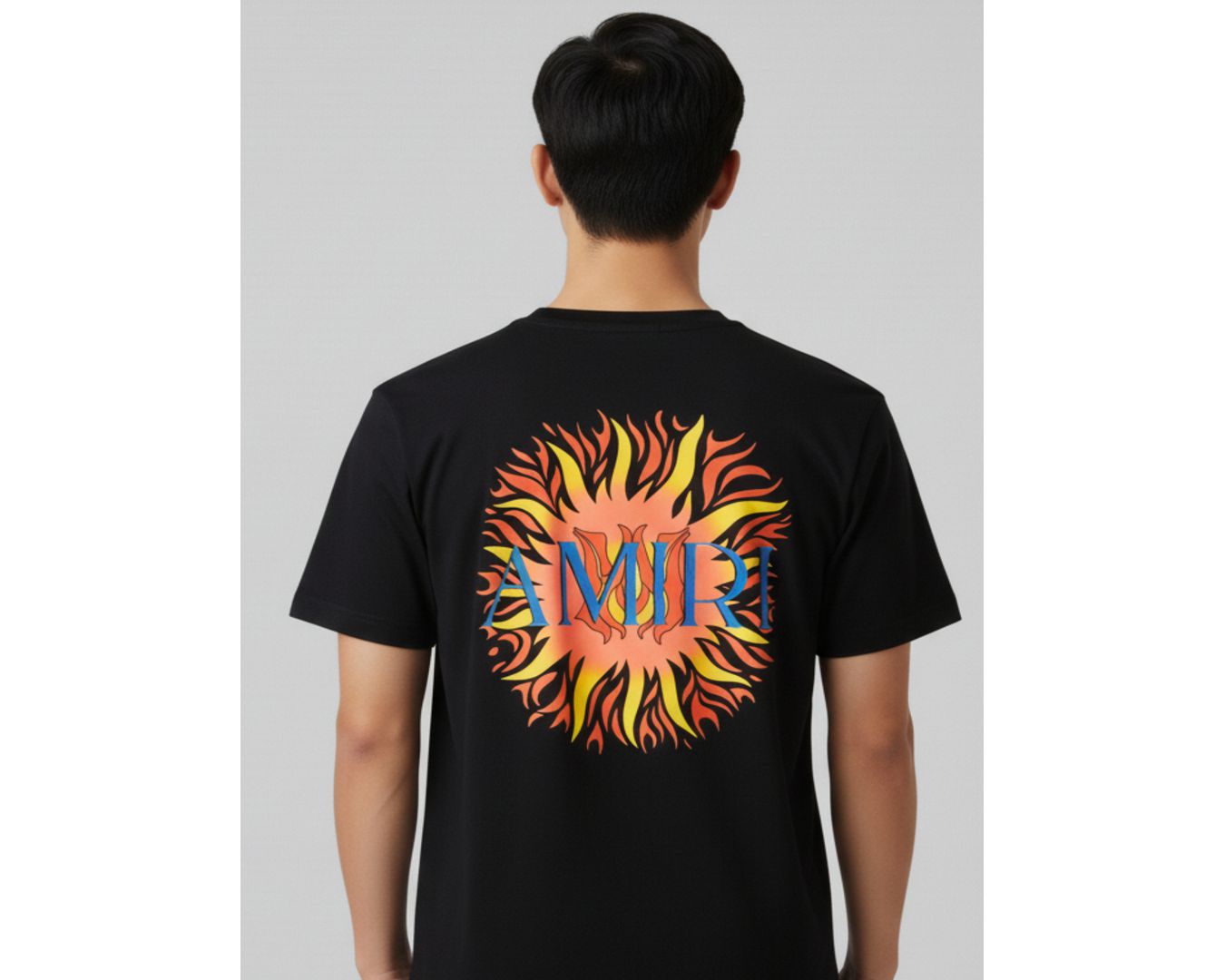 Camiseta Amiri - Preta - Chinesa Encorpada 